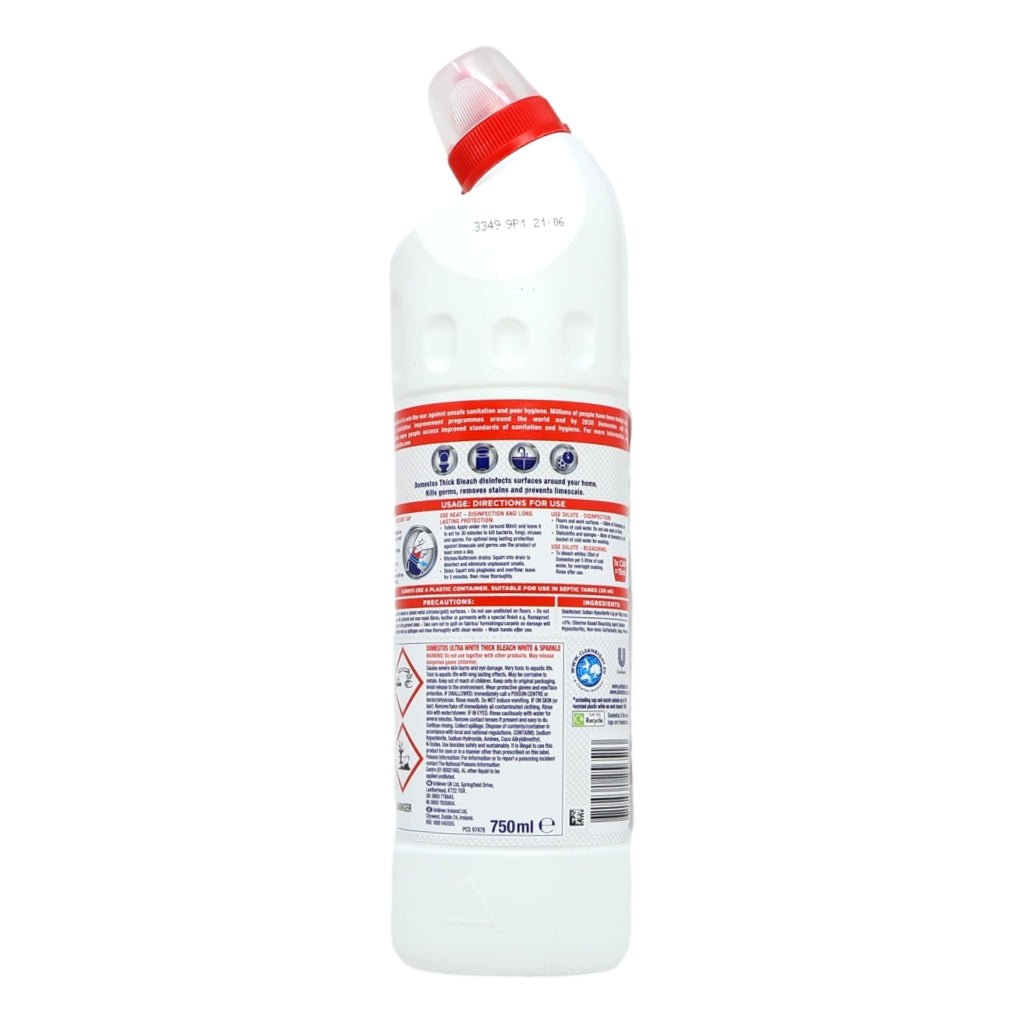 Domestos Bleach 750ml White & Sparkle - Intamarque - Wholesale 8712561256513