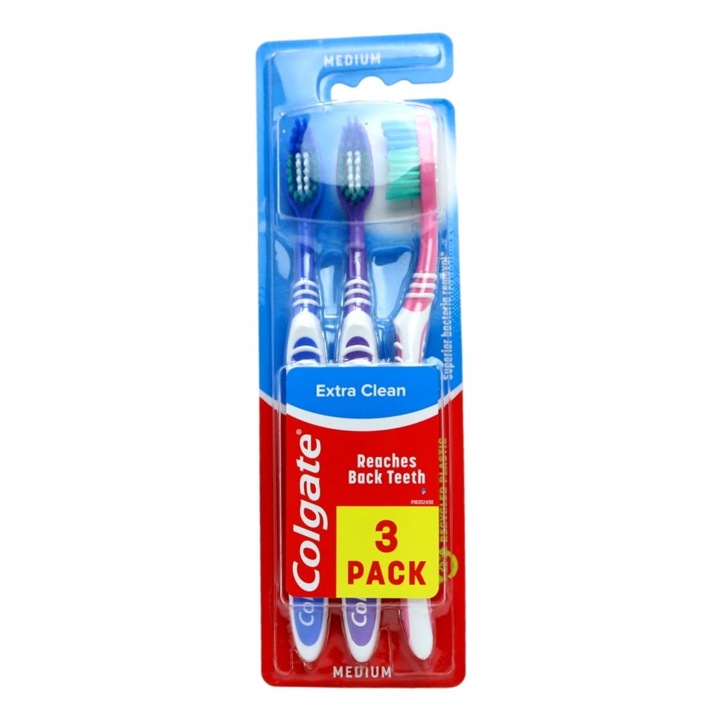 Colgate Toothbrush 3pk Extra Clean - Intamarque - Wholesale 8714789365152