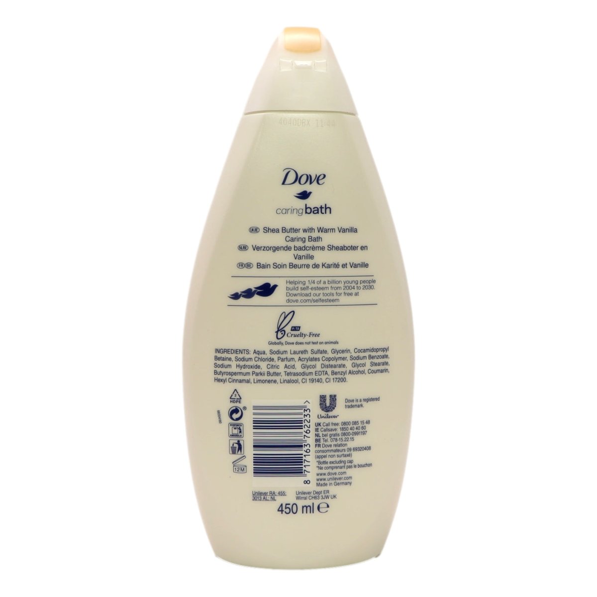 Dove Bath 450ml Shea Butter - Intamarque - Wholesale 8717163762233