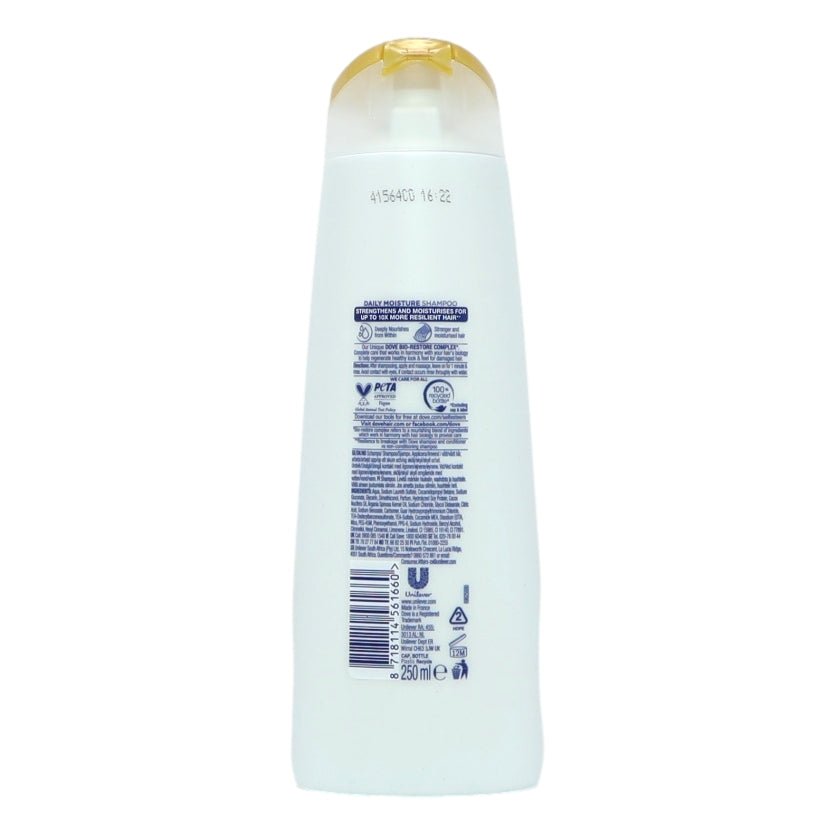 Dove Shampoo 250ml Daily Moisture - Intamarque - Wholesale 8718114561660