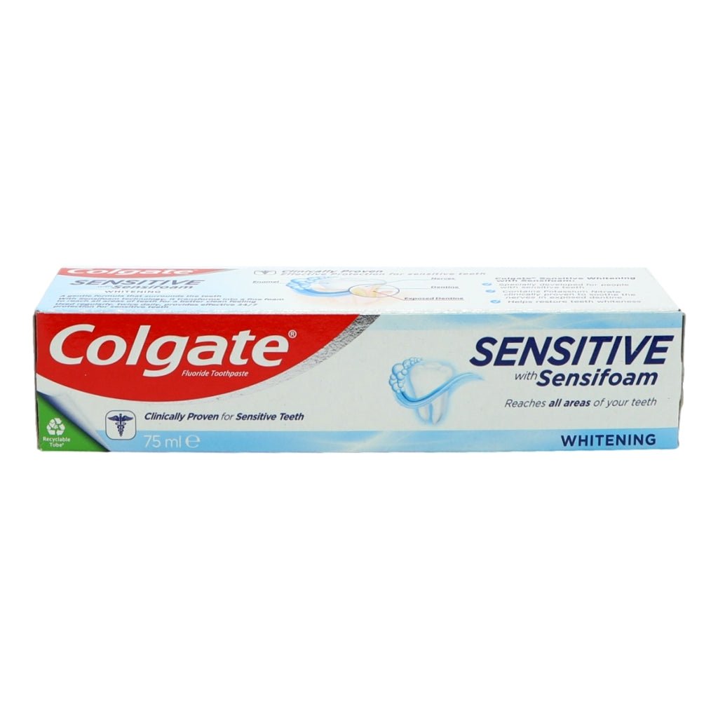 Colgate Toothpaste 75ml Sensitive Foam White - Intamarque - Wholesale 8718951030169