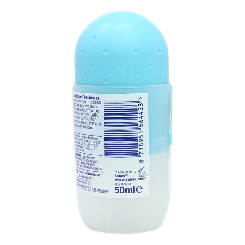 Sanex Deodorant Roll On Active Fresh 50ml - Intamarque - Wholesale 8718951564428