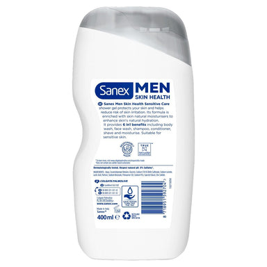 Sanex Shower Gel Men 400ml Sensitive - Intamarque - Wholesale 8718951592704