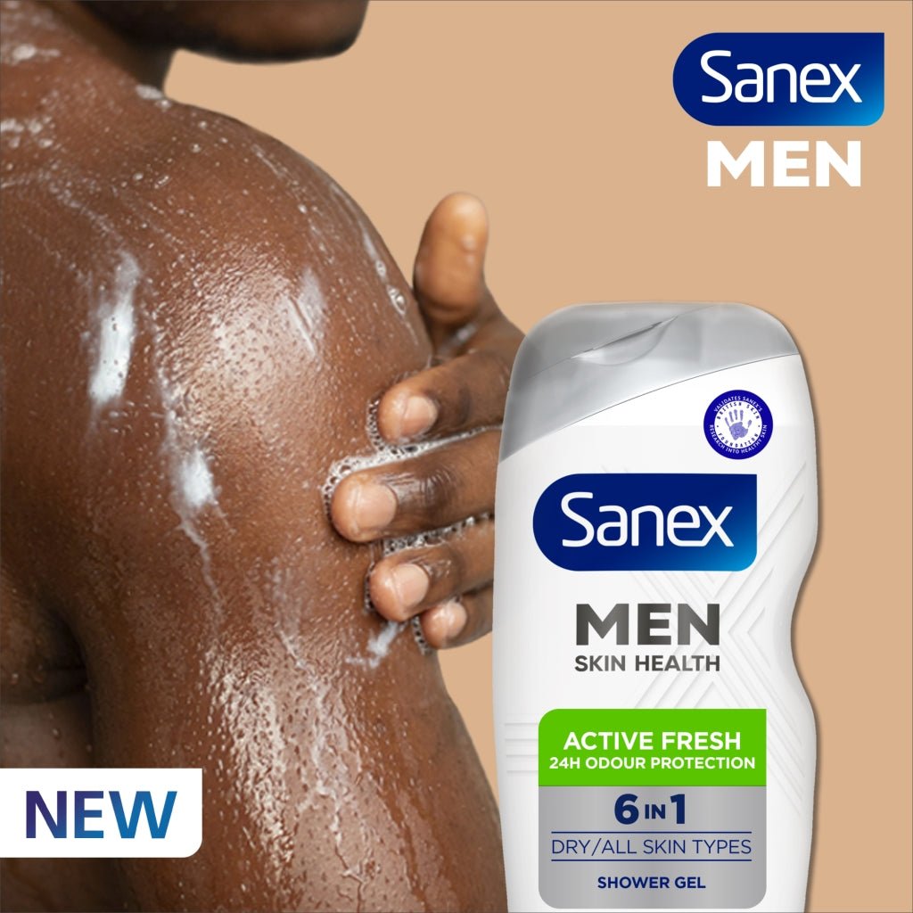 Sanex Shower Gel Men 400ml Active Fresh - Intamarque - Wholesale 8718951592889