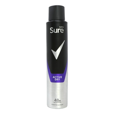 Sure Female Anti Perspirant Aerosol 200ml Active Dry - Intamarque - Wholesale 8720181334948