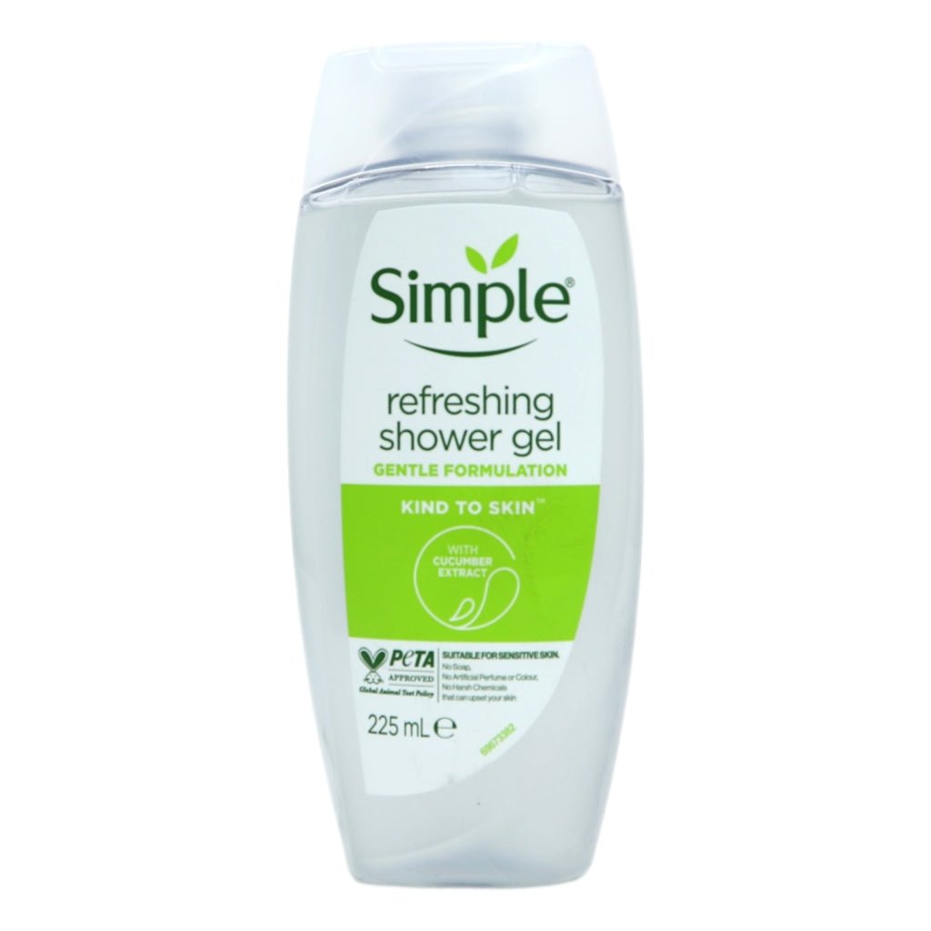 Simple Shower Gel 225ml Refreshing - Intamarque - Wholesale 8720181336195