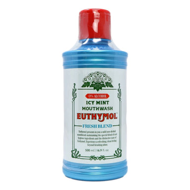 Euthymol Mouthwash 500ml Icy Mint (Non Alc) - Intamarque - Wholesale 8801051295009