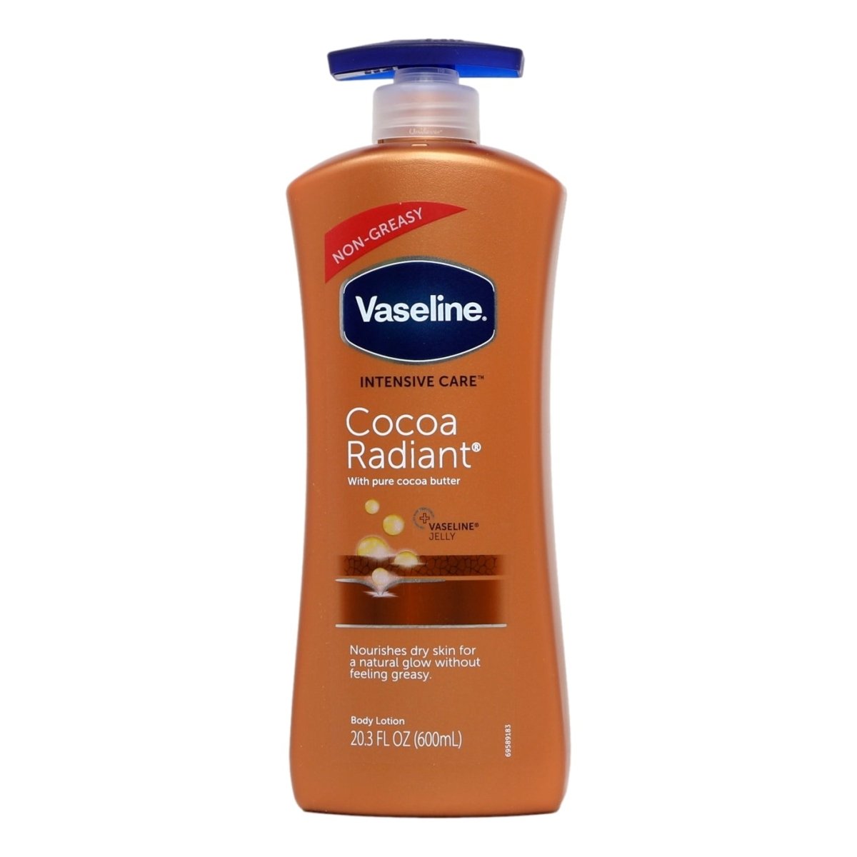 Vaseline Lotion 600ml Cocoa Radiant - Export - Intamarque - Wholesale 8901030841101