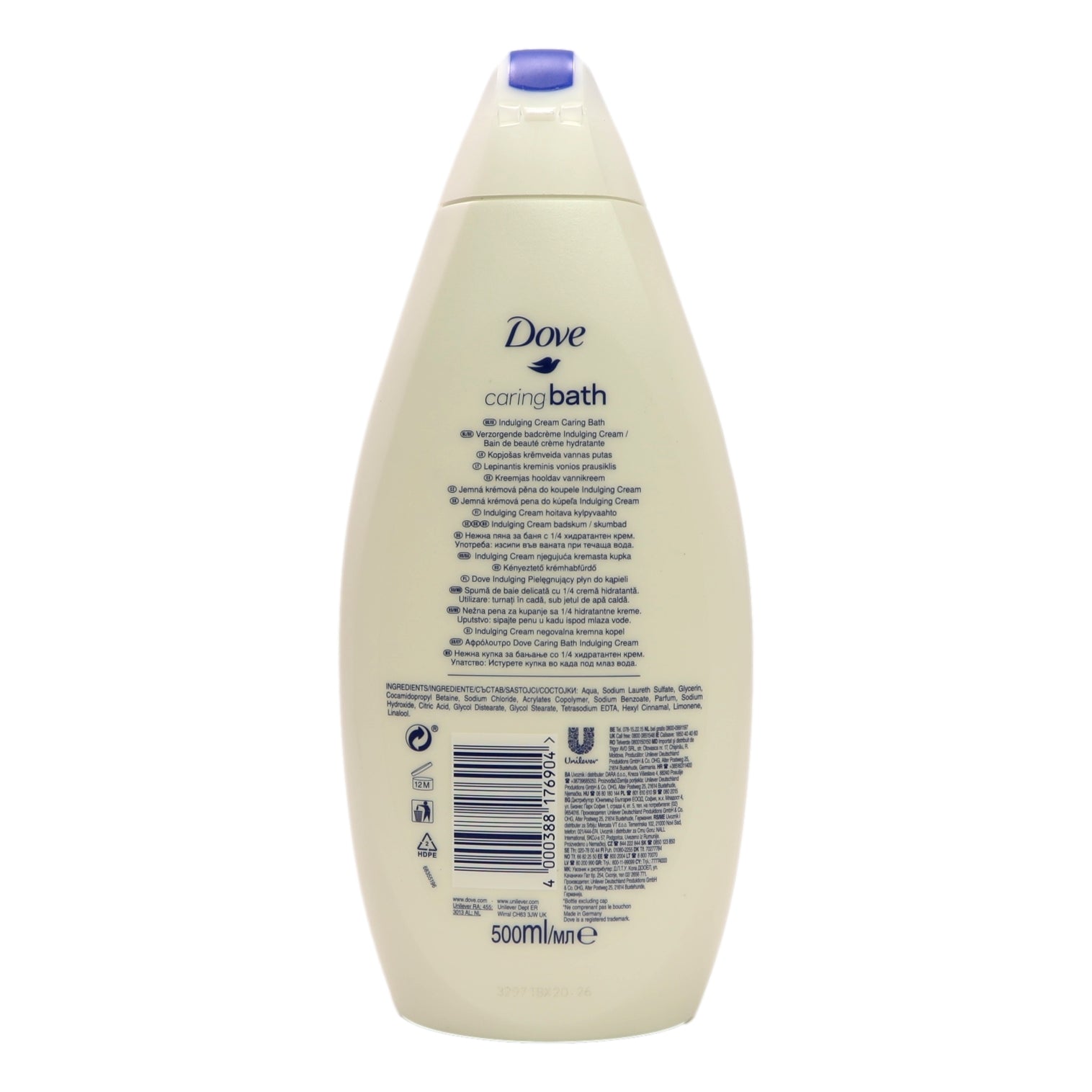 Dove Bath 500ml Indulging Cream- Export