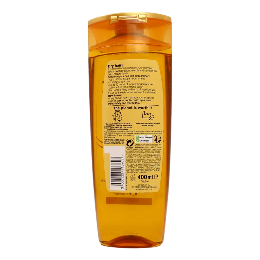 L'Oreal Elvive Shampoo 400ml Extra Ordinary Oil Normal