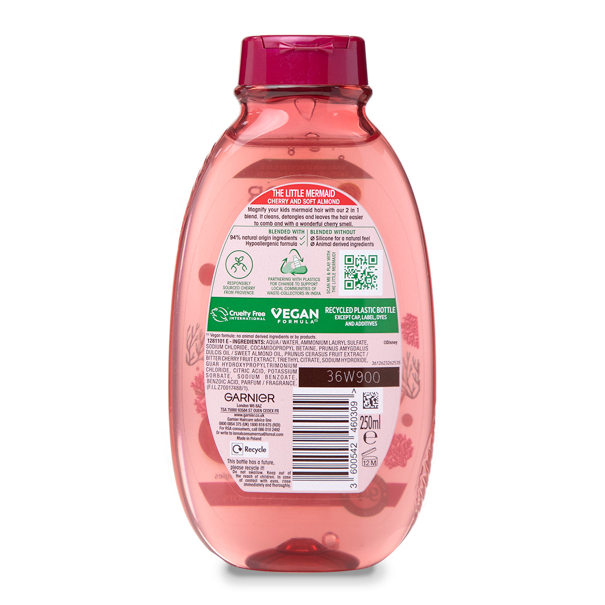 Garnier Ultimate Blends Core Kids Cherry Shampoo 250mL