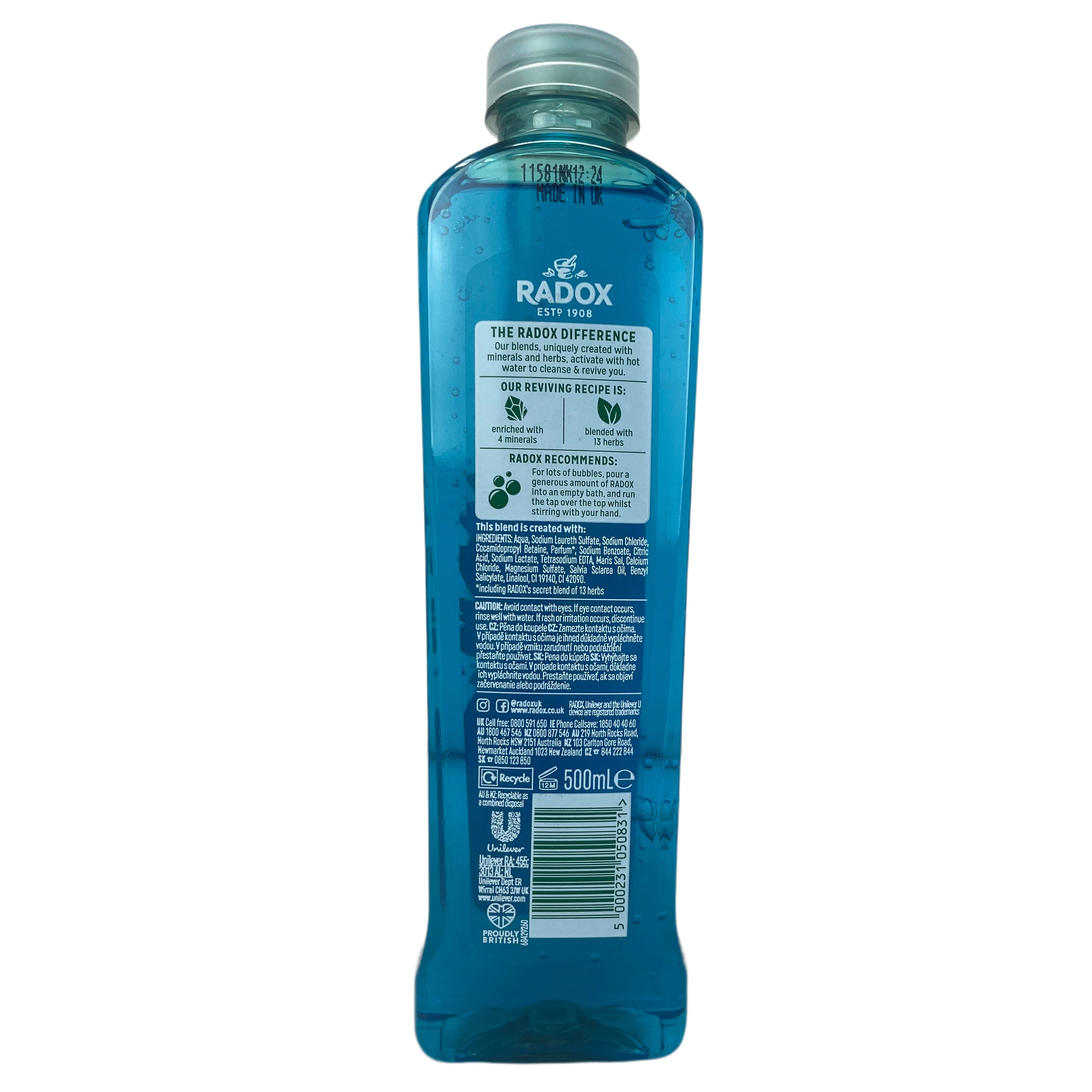 Radox Bath 500ml Herbal Muscle Soak