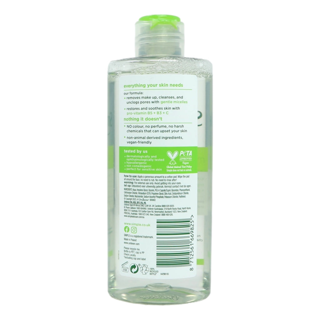 Simple Kind To Skin Micellar Water