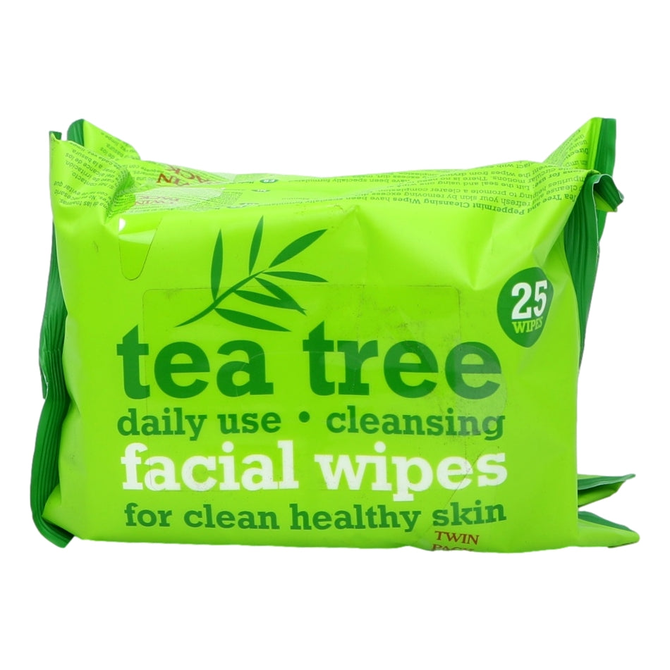 XBC Tea Tree Facial Wipes 2x25s