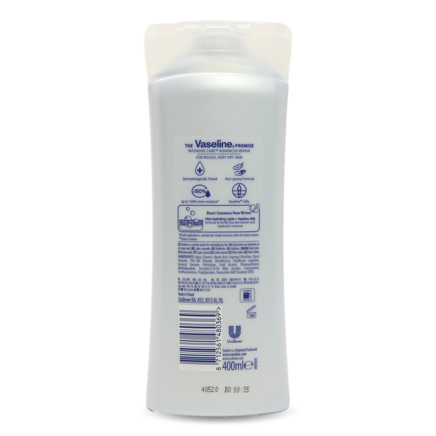 Vaseline Lotion 400ml Advance Repair - Export