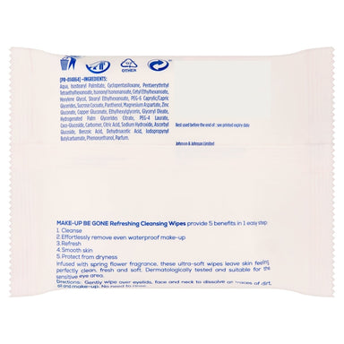 Johnsons Face Care Wipes Refreshing Normal Skin - Intamarque 3574661087245