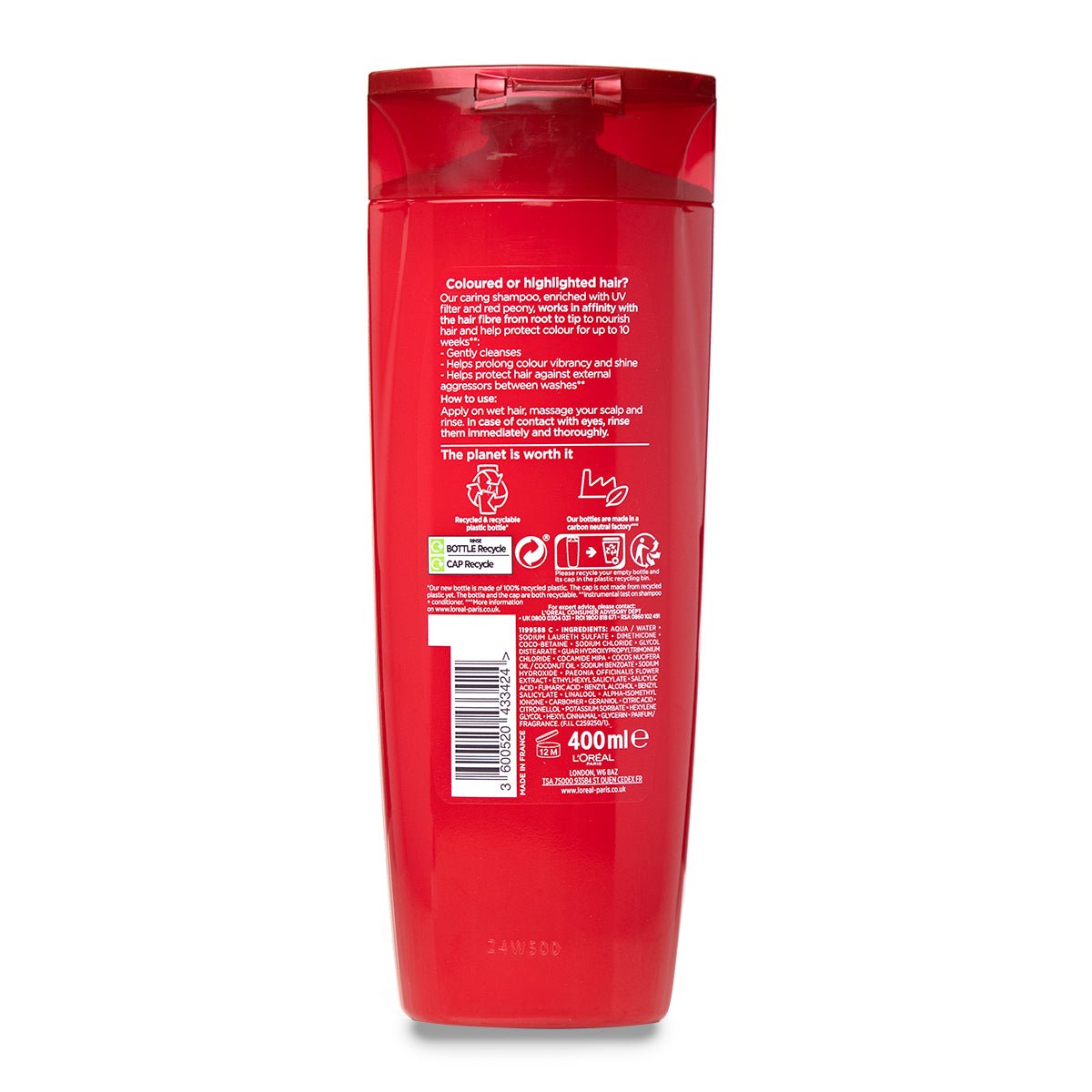 L'Oreal Elvive Shampoo Colour Protect 400ml - Intamarque 3600520433424