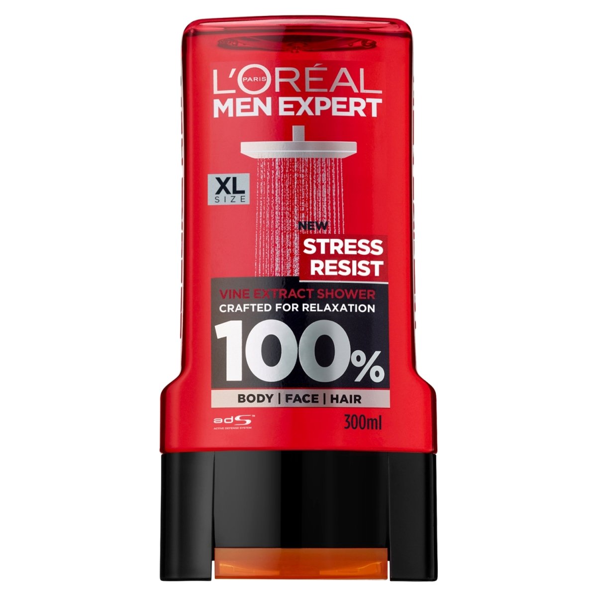 L'Oreal Men Shower Gel Stress Resist 300ml - Intamarque 3600523582532