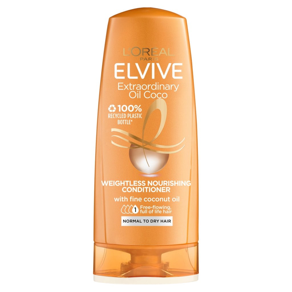 L'Oreal Elvive Extraordinary Coconut Oil Conditioner 300Ml - Intamarque 3600523610280