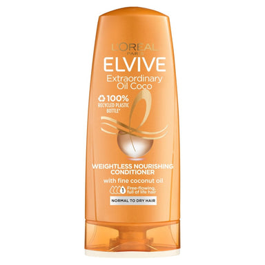 L'Oreal Elvive Extraordinary Coconut Oil Conditioner 300Ml - Intamarque 3600523610280