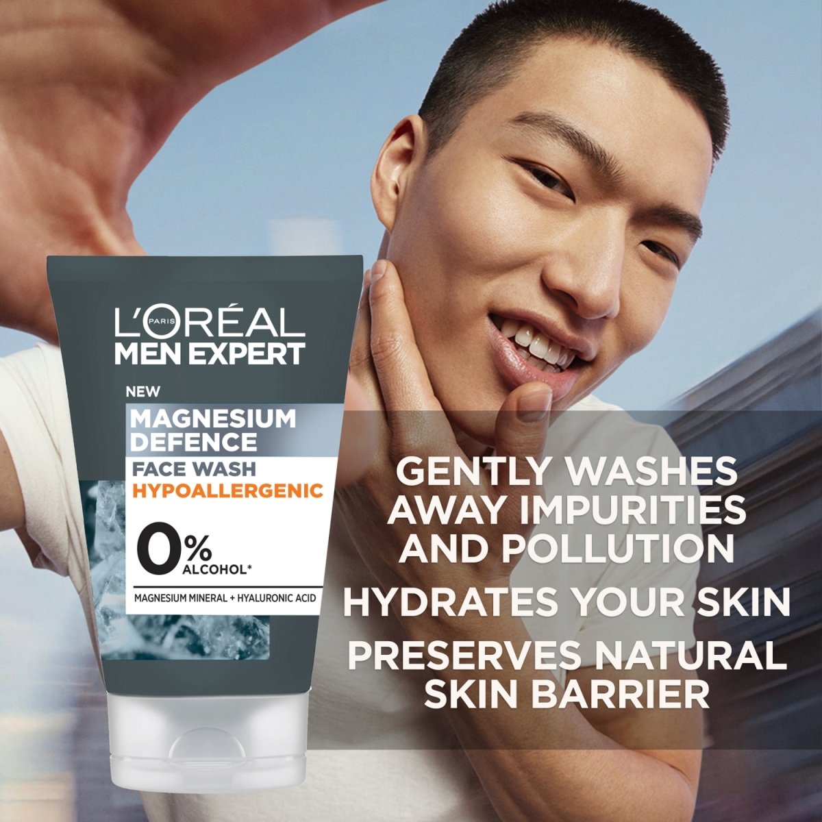 L'Oreal Men Expert Magnesium Defence Wash 100ml - Intamarque 3600524030520