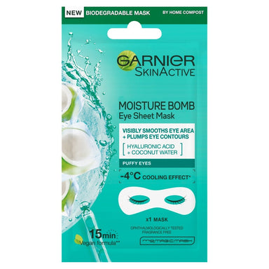 Garnier Moisture Bomb Eye Tissue Mask (Coconut Water & Hyaluronic Acid) - Intamarque - Wholesale 3600542154772