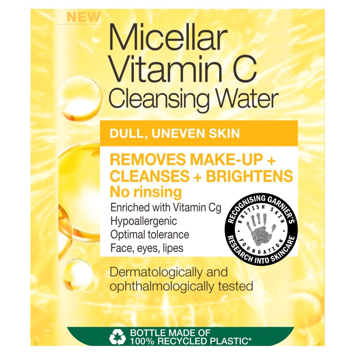 Garnier Micellar Cleansing Water (Vitamin C) 400ml - Intamarque 3600542444019