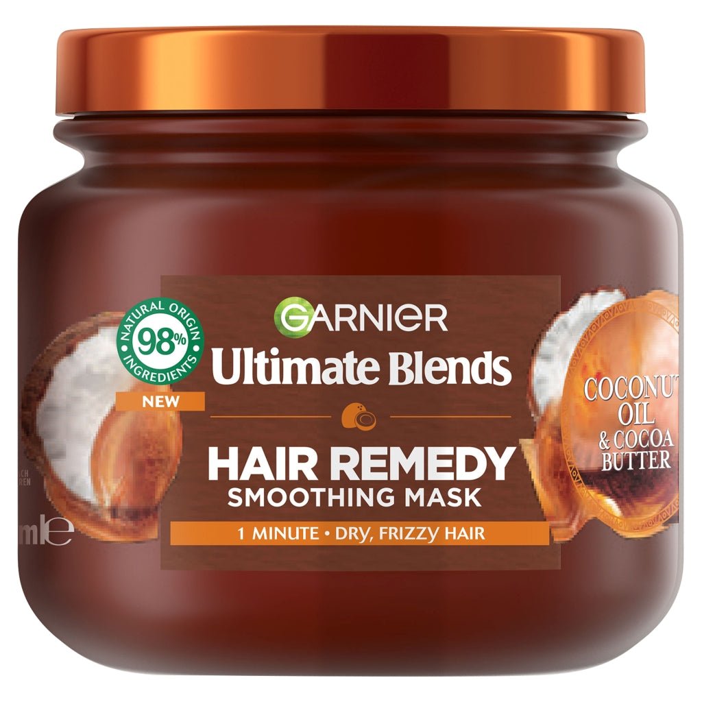 Garnier Ultimate Blends Coco Sleek Hair Remedy Mask 340ml - Intamarque - Wholesale 3600542509046