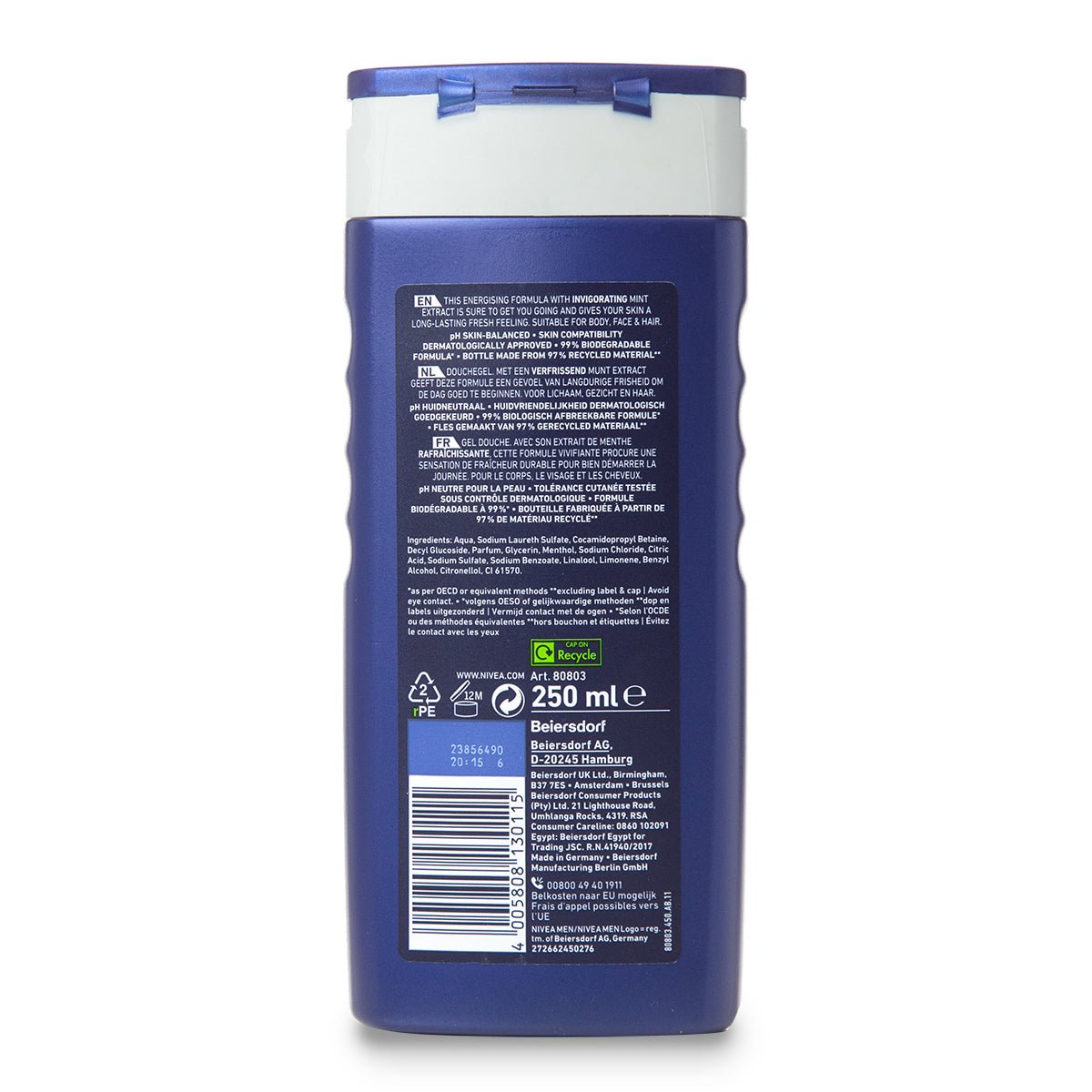 Nivea Shower Energy For Men - Intamarque 4005808130115