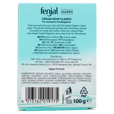 Fenjal crème soap 100g - Intamarque - Wholesale 4013162019175