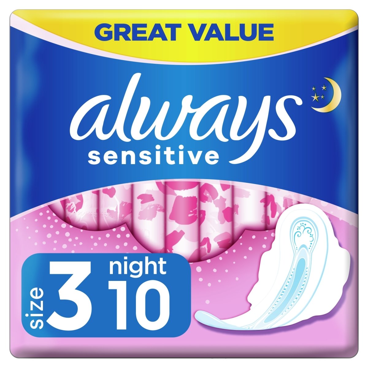 Always Sensitive Night Pads - Intamarque 4015400738565