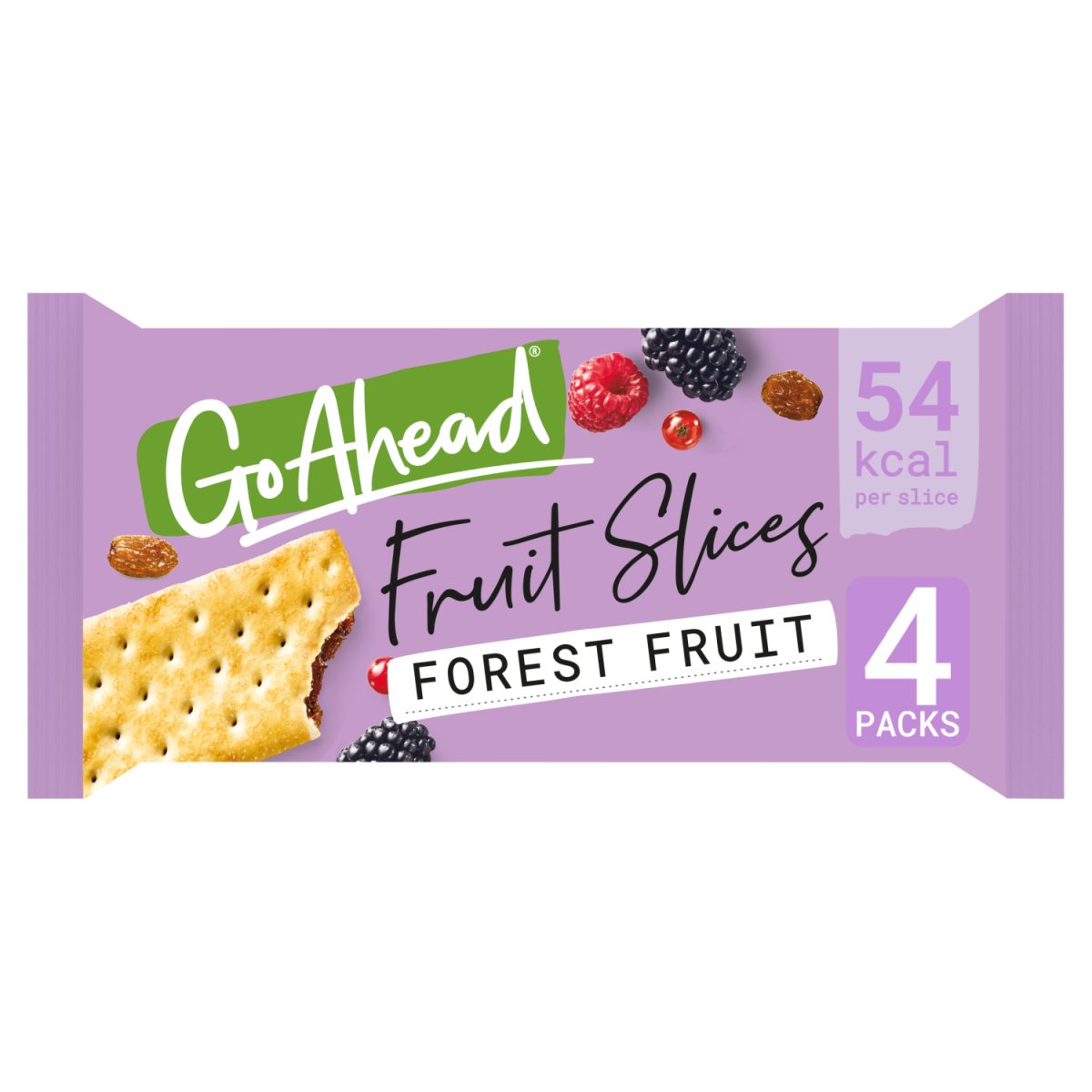 Go Ahead Forest Fruit Crispy Fruit Slices 4pk 22x4 - Intamarque - Wholesale 5000168037011