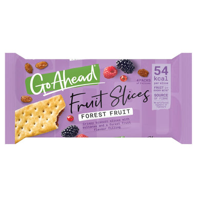 Go Ahead Forest Fruit Crispy Fruit Slices 4pk 22x4 - Intamarque - Wholesale 5000168037011