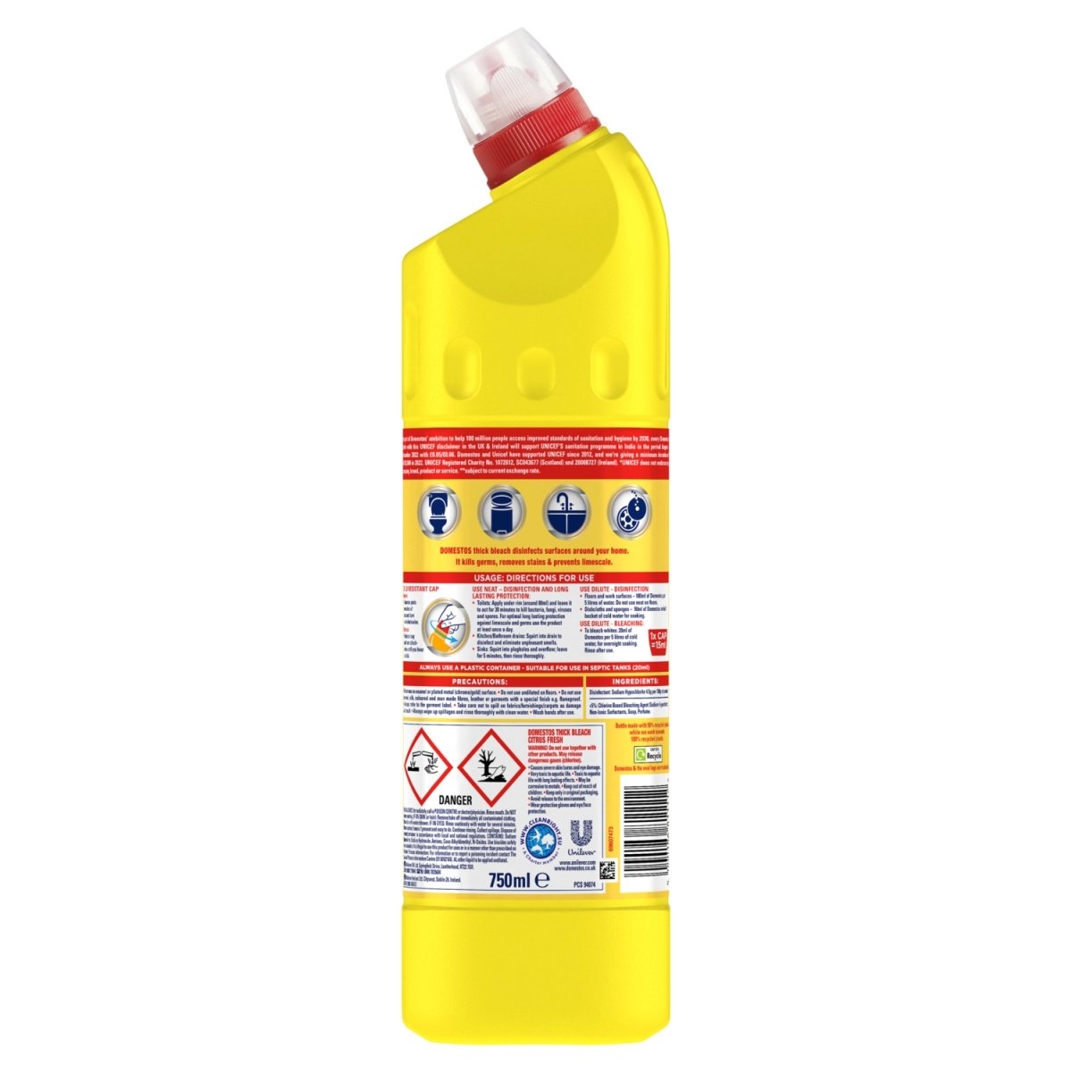 Domestos Bleach Citrus - Intamarque 5000186811112