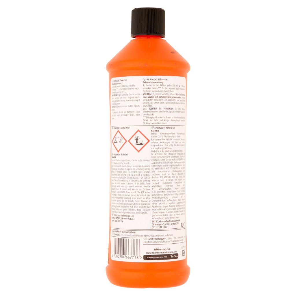 Mr Muscle Professional Drain Cleaner 1L - Intamarque - Wholesale 5000204667738