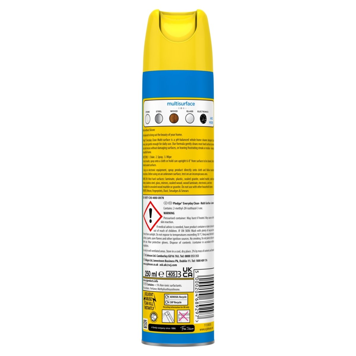 Pledge Aerosol 5 in 1 Multi Surface Jasmin - Intamarque 5000204689297