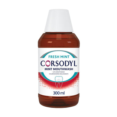 Corsodyl Mouthwash 300ml Mint (MED) - Intamarque - Wholesale 5000347078859