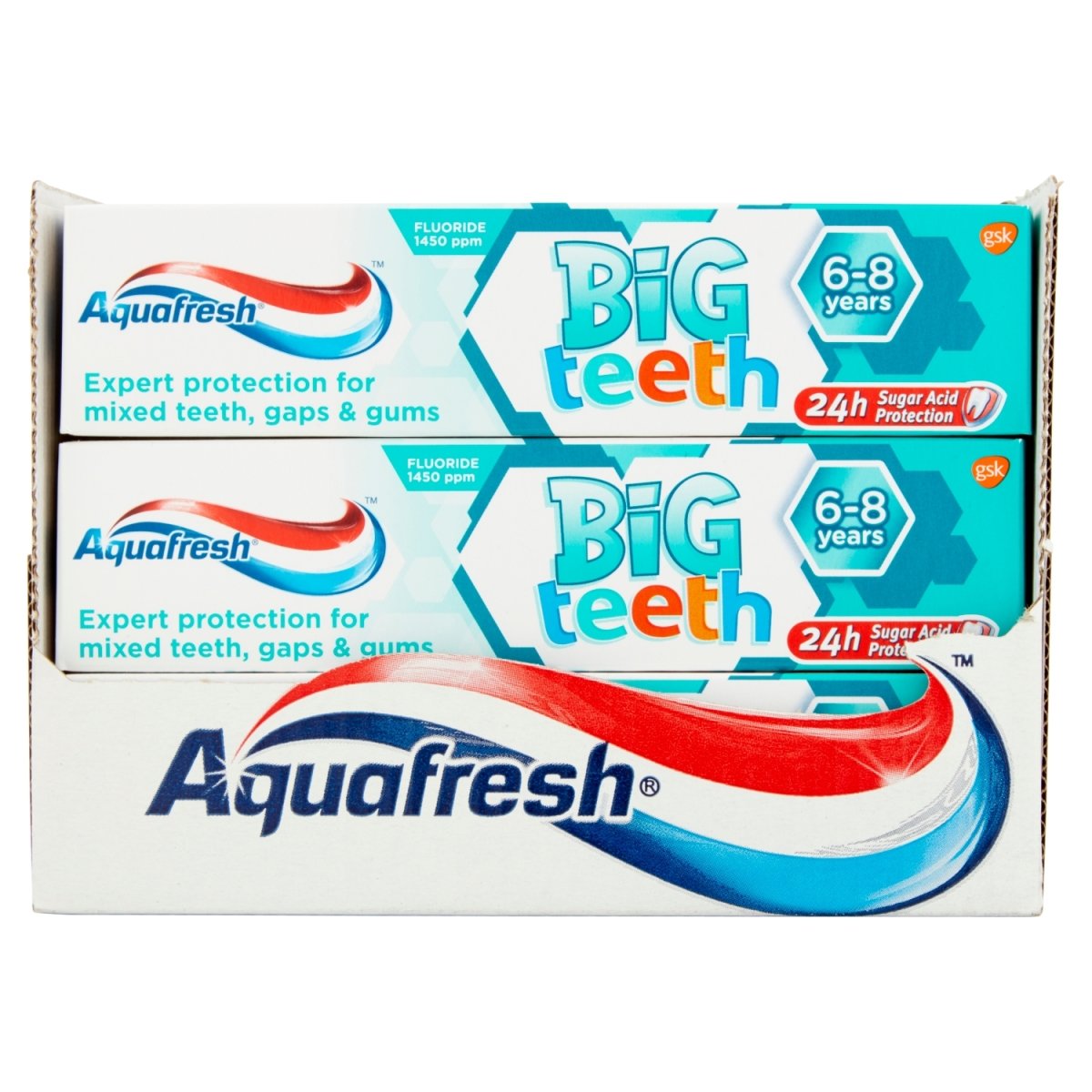 Aquafresh Kids Toothpaste 50ml Big Teeth 6 Years + - Intamarque 5000347090936