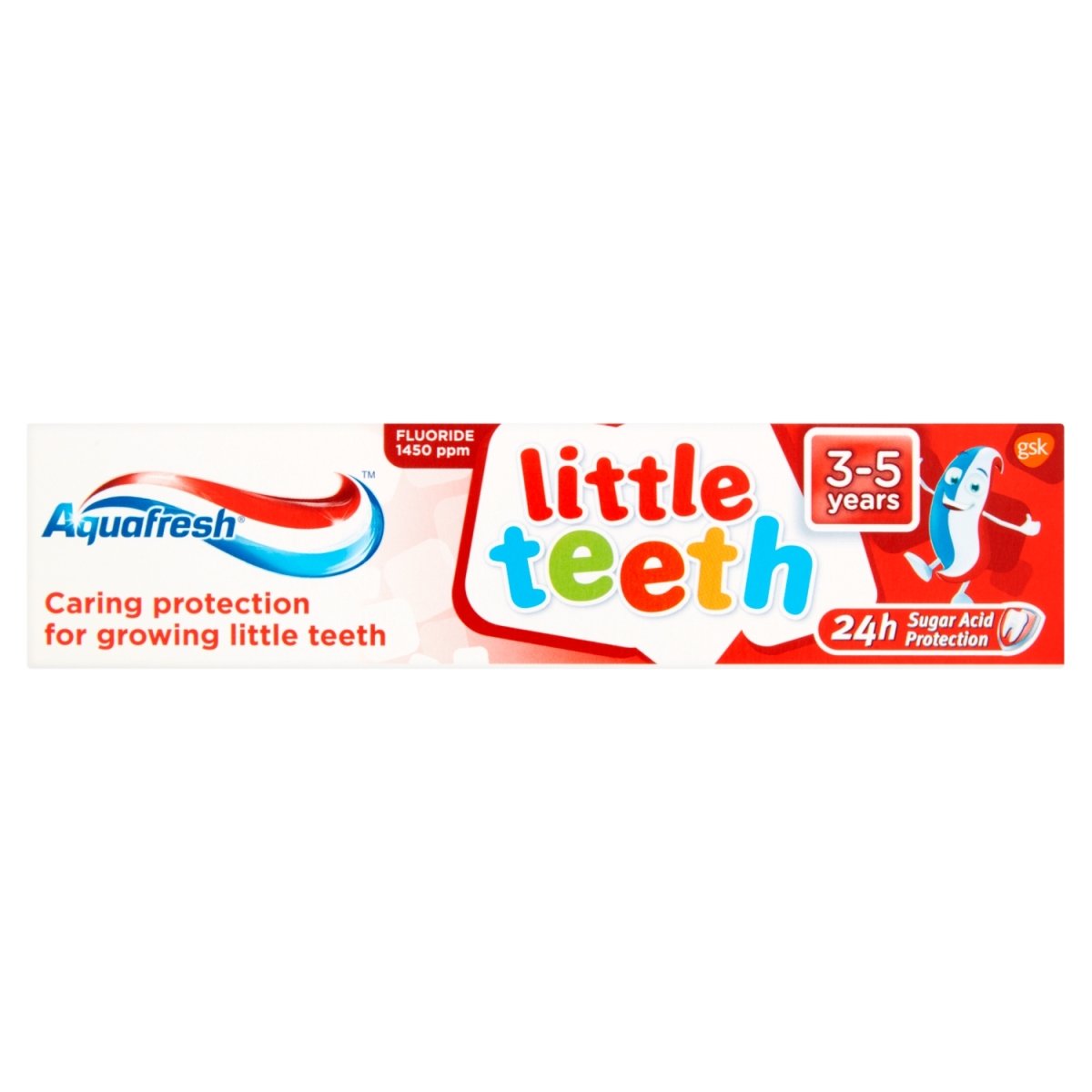 Aquafresh Kids Toothpaste 50ml Little Teeth 3-5 Years - Intamarque 5000347090943