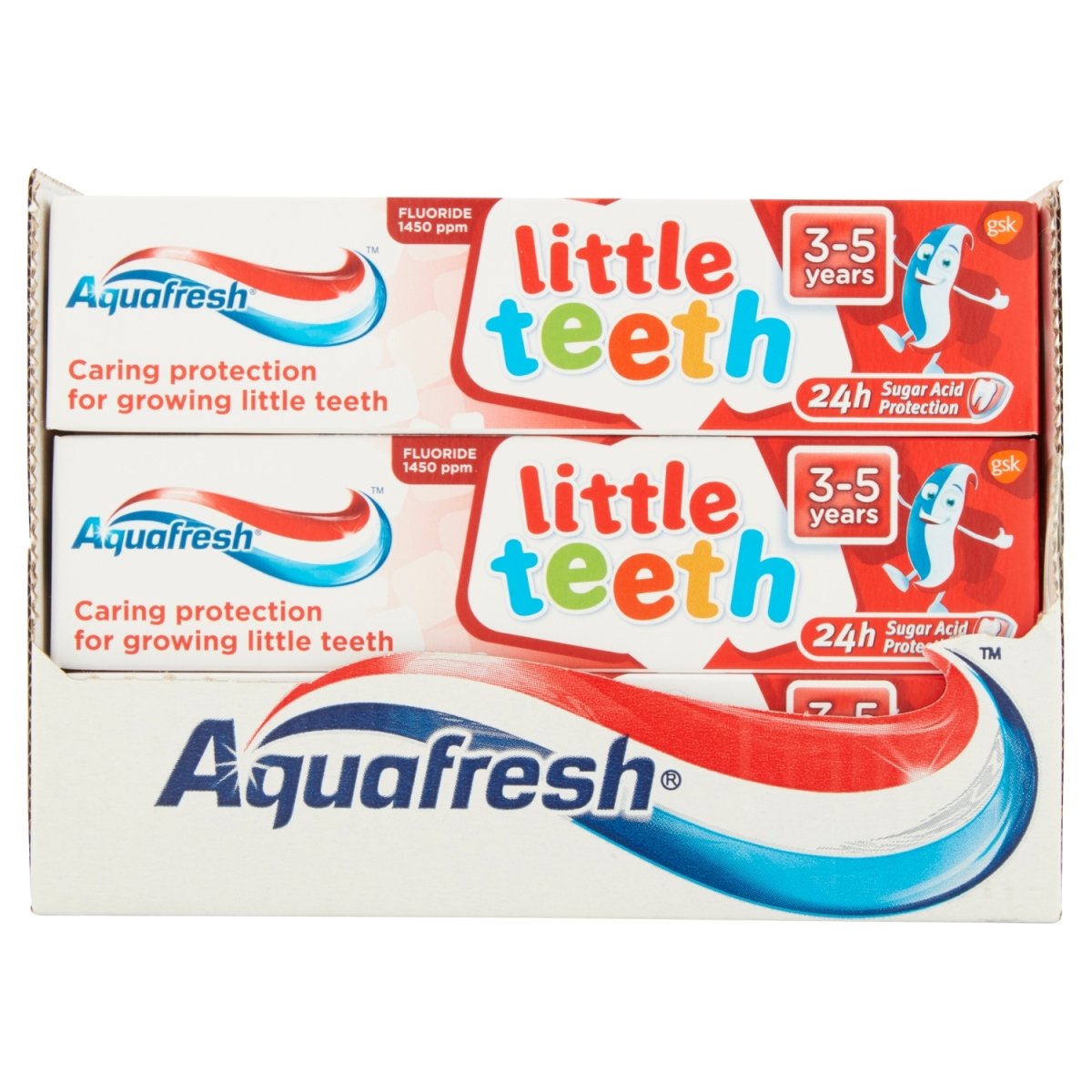 Aquafresh Kids Toothpaste 50ml Little Teeth 3-5 Years - Intamarque 5000347090943