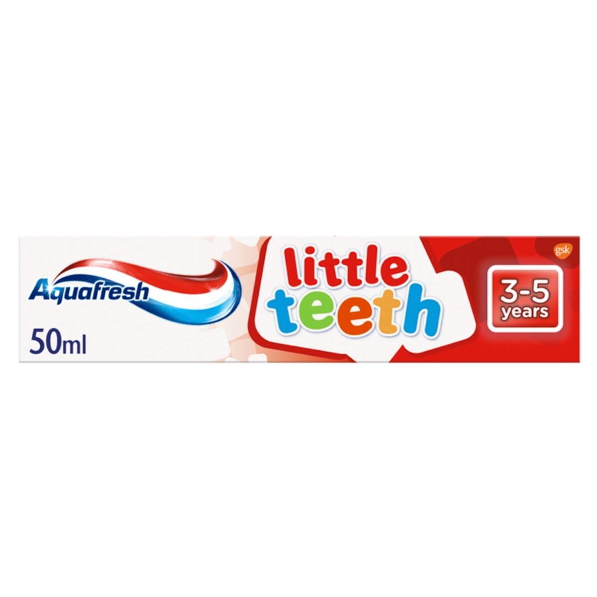 Aquafresh Kids Toothpaste 50ml Little Teeth 3-5 Years - Intamarque 5000347090943