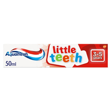 Aquafresh Kids Toothpaste 50ml Little Teeth 3-5 Years - Intamarque 5000347090943