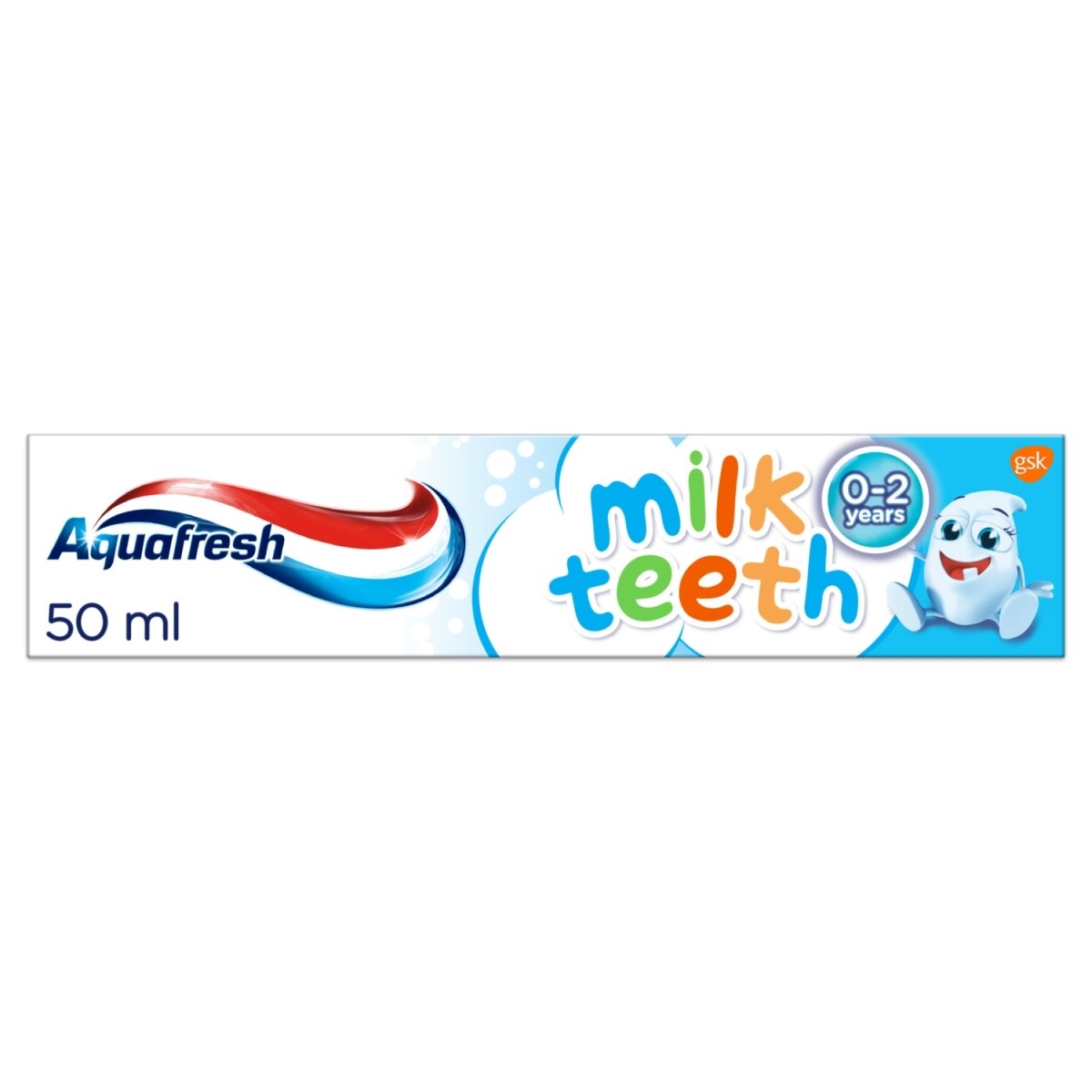 Aquafresh Kids Toothpaste 50ml Milk Teeth 0-2 Years - Intamarque 5000347090967