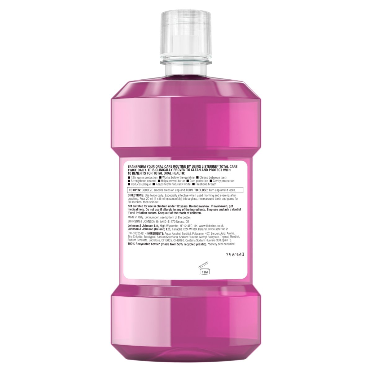 Listerine 250ml Total Care - Intamarque 5010123730215