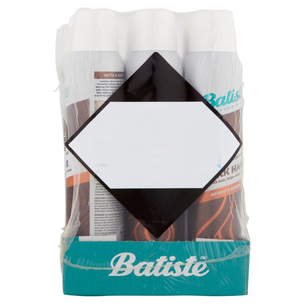 Batiste 200ml Dry Shampoo Dark & Deep Brown Hair - Intamarque - Wholesale 5010724527443