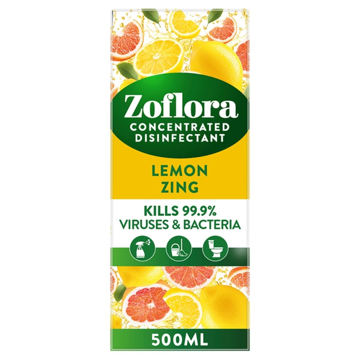 Zoflora Disinfectant Lemon Zing 500ml - Intamarque 5011309029116