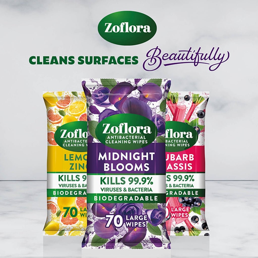 Zoflora Mid Bloom Wipes 70s - Intamarque 5011309087611