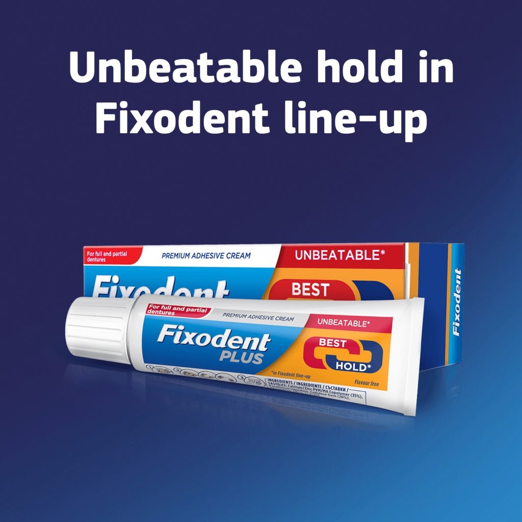 Fixodent Plus Dual Power Denture Adhesive 40g - Intamarque - Wholesale 5011321921870