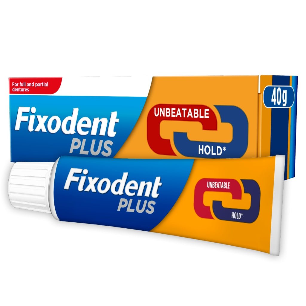 Fixodent Plus Dual Power Denture Adhesive 40g - Intamarque - Wholesale 5011321921870