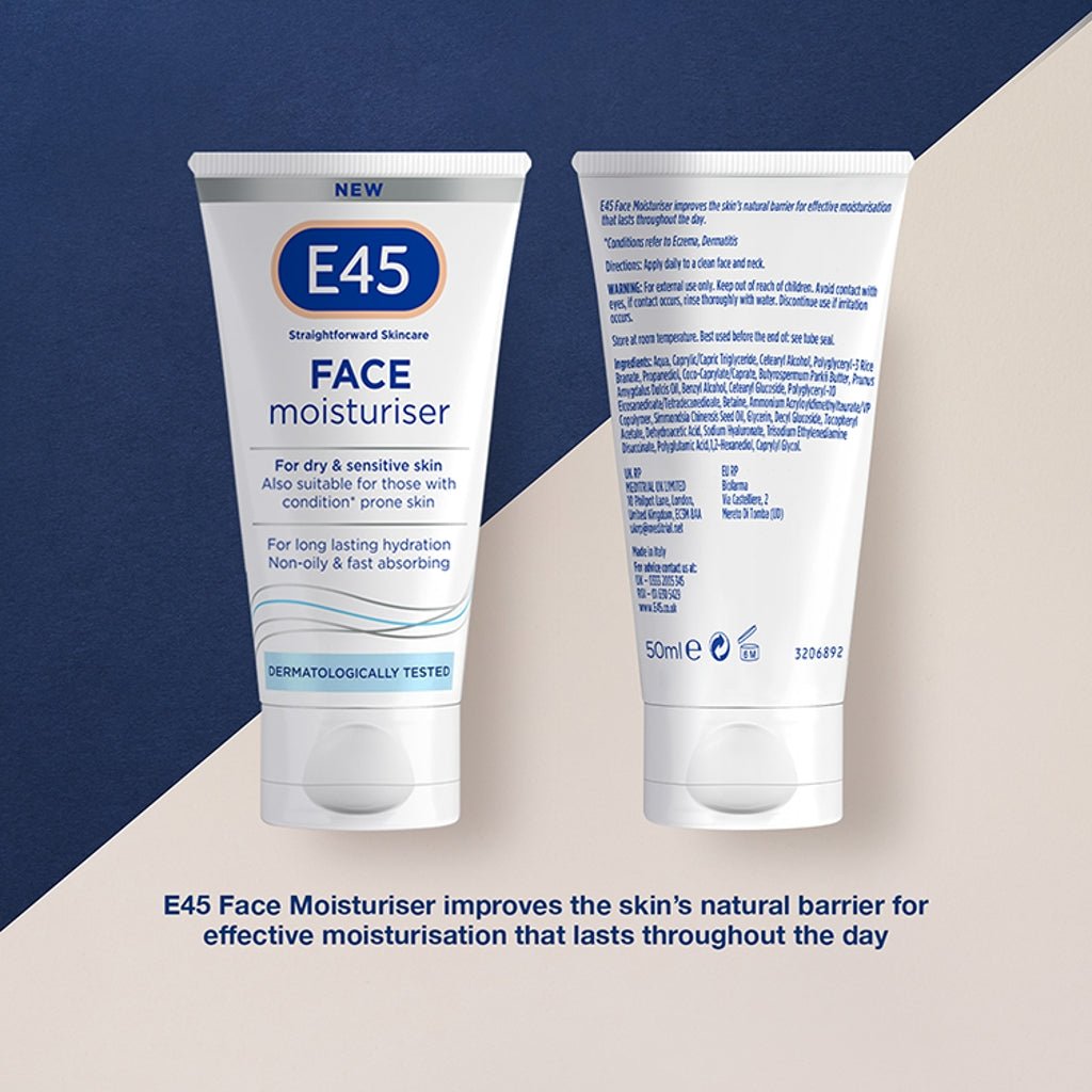 E45 Face Moisturiser - Intamarque - Wholesale 5011417585375